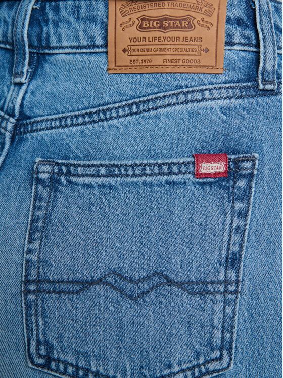 BIG STAR BIG STAR Jeansy SILLA_363_190 Niebieski Mom Fit