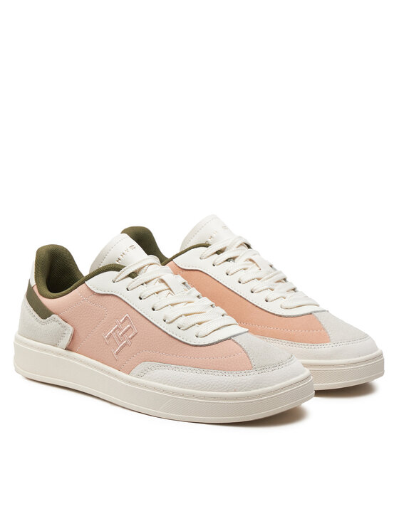 Tommy Hilfiger Tommy Hilfiger Снікерcи Th Heritage Court Sneaker Sde FW0FW08037 Рожевий