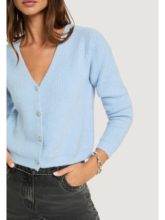 Morgan De Toi Morgan De Toi Cardigan 242-MIMO Blu Casual Fit