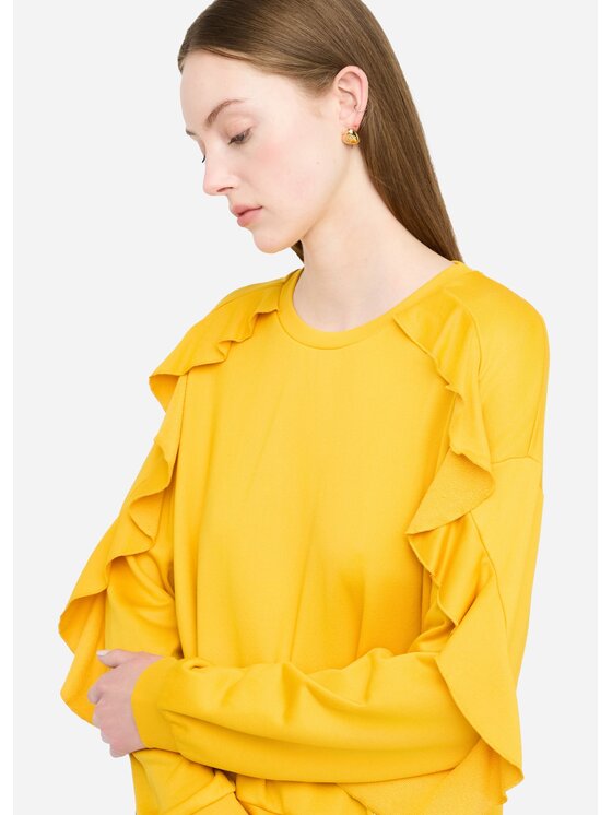 Liu Jo Liu Jo Felpa TF5104F077840951 Giallo Regular Fit