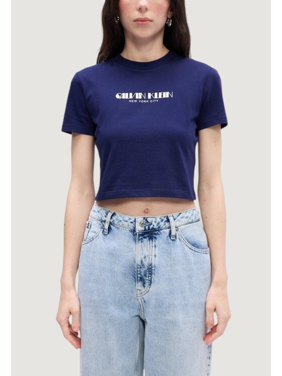 Calvin Klein Jeans Calvin Klein Jeans T-shirt LV047E823G Blu Casual Fit