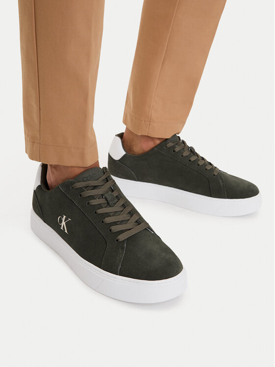 Calvin Klein Calvin Klein Sneakersy Classic Cupsole Laceup Su YM0YM01434 Beżowy