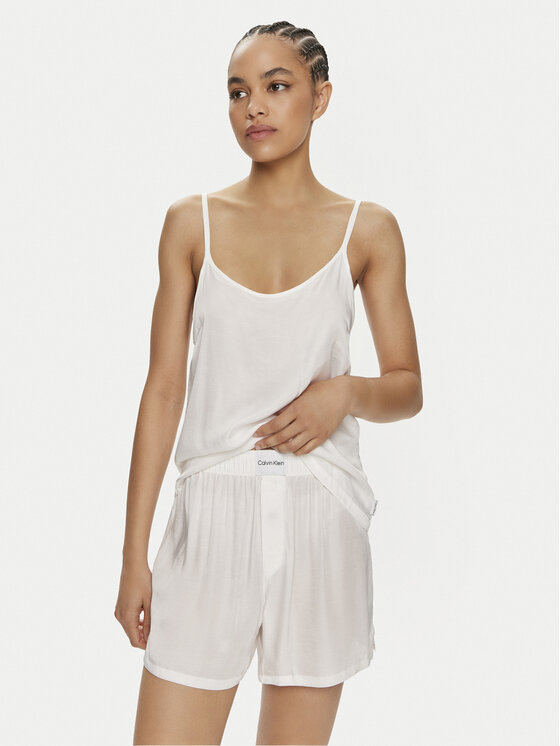 Calvin Klein Underwear Calvin Klein Underwear Pijama 000QS7153E Alb Regular Fit