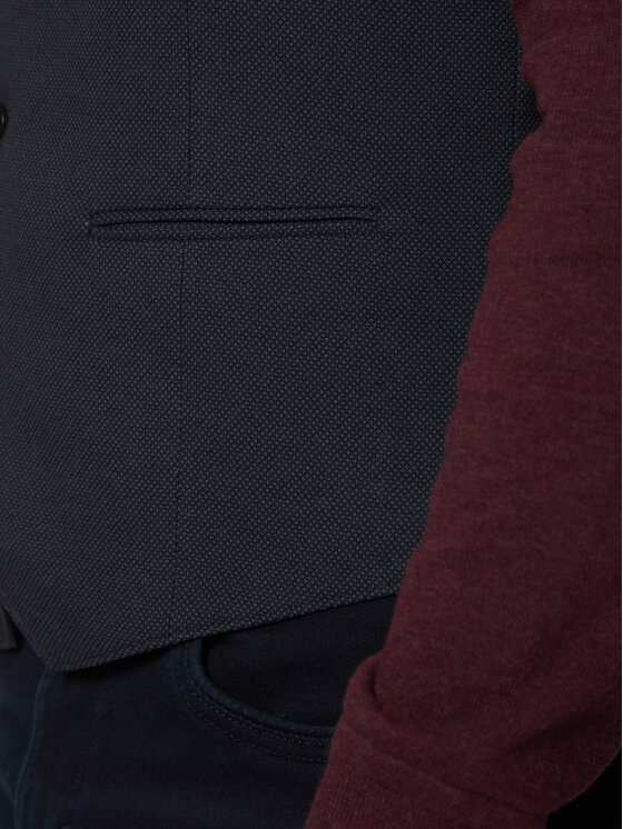 Tom Tailor Tom Tailor Жилетка за костюм 1044114 Тъмносин Slim Fit