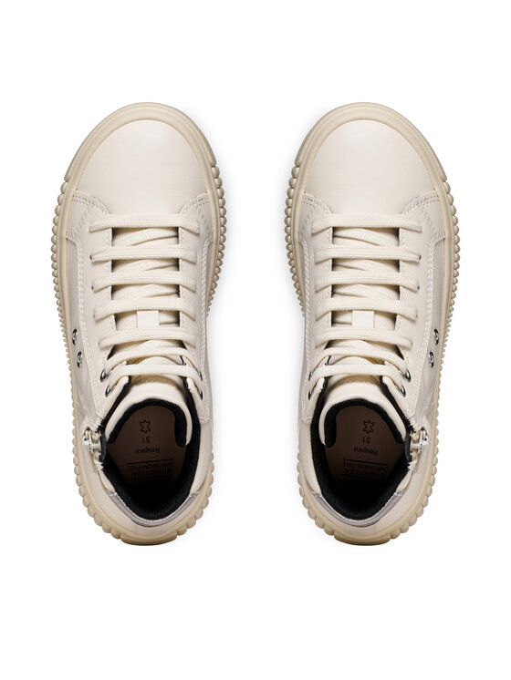 Geox Geox Sneakers J Laquinny J56M3A 000BC C1M1W D Écru