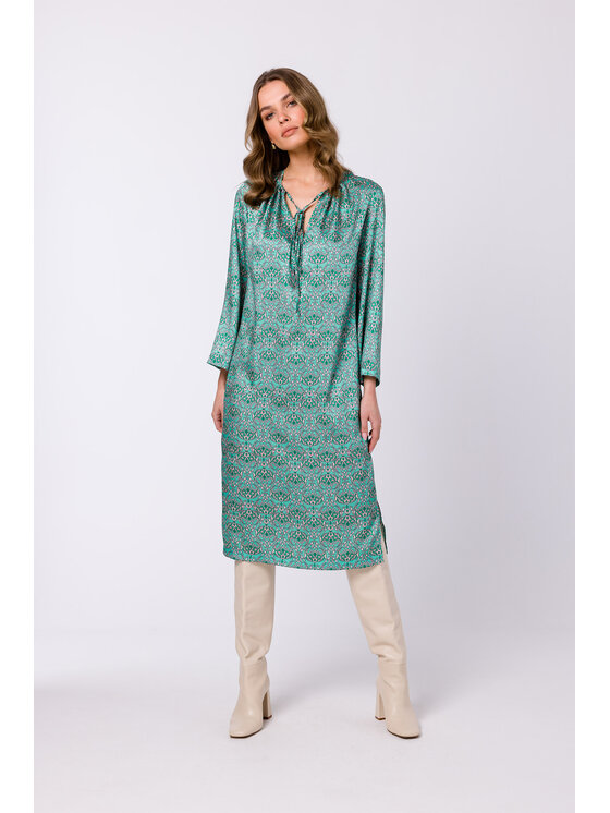 Stylove Stylove Vestito da giorno S338 Verde Regular Fit
