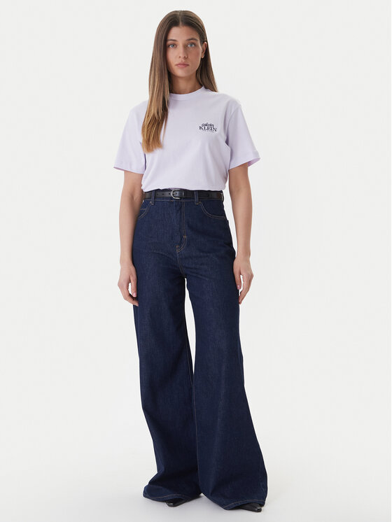 Calvin Klein Jeans Calvin Klein Jeans Тишърт LV047F801G Розов Boxy Fit