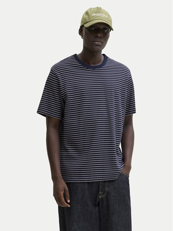 Jack & Jones Jack & Jones Majica Dover 12288015 Mornarsko modra Relaxed Fit