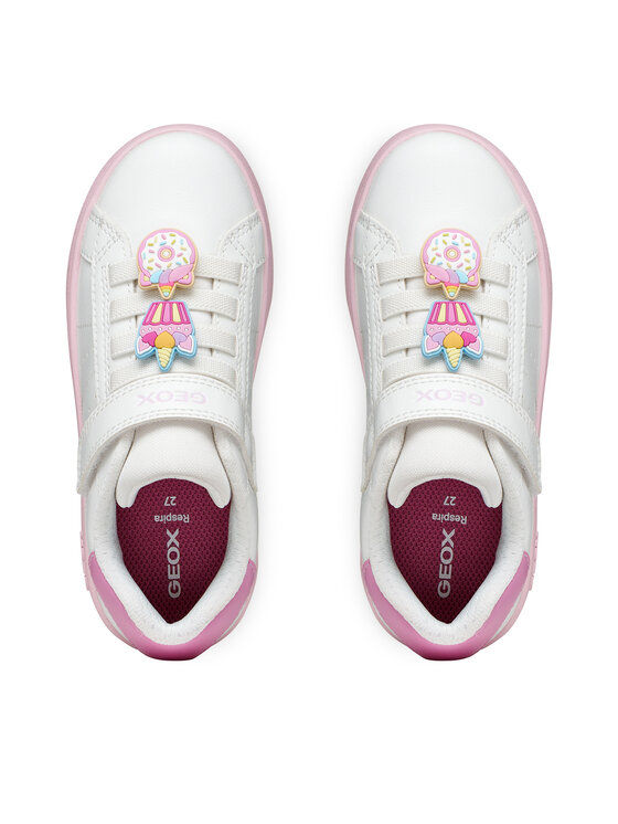 Geox Geox Sneakers J Eclyper Girl J65LRF 000BC C1364 M Bianco