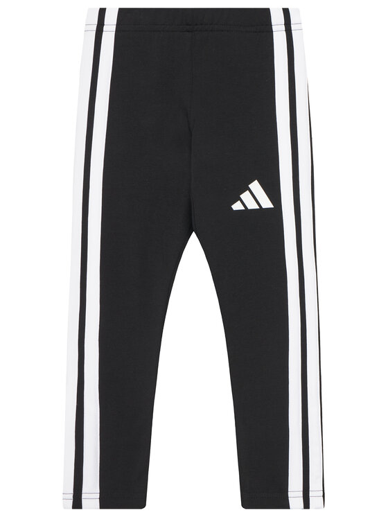 adidas adidas Komplet jopica in legice Seasonal Essentials Tiberio 3-Stripes JI6218 Črna Slim Fit