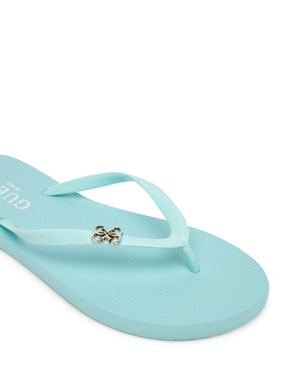 Guess Guess Čības uz pirksta E6GZ14 BB00F Tirkīzs