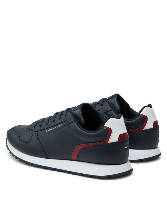 Tommy Hilfiger Tommy Hilfiger Laisvalaikio batai New Runner Eva Mix Lth Flag FM0FM05453 Tamsiai mėlyna