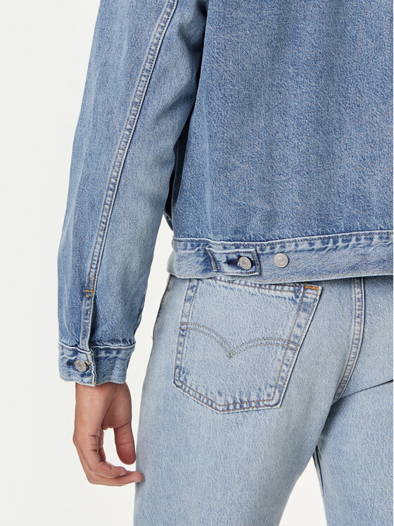 Levi's® Levi's® Džínsová bunda Western 003O0-0000 Modrá Relaxed Fit