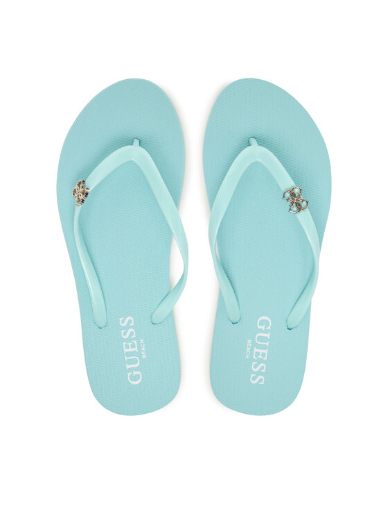 Guess Guess В'єтнамки E6GZ14 BB00F Бірюзовий