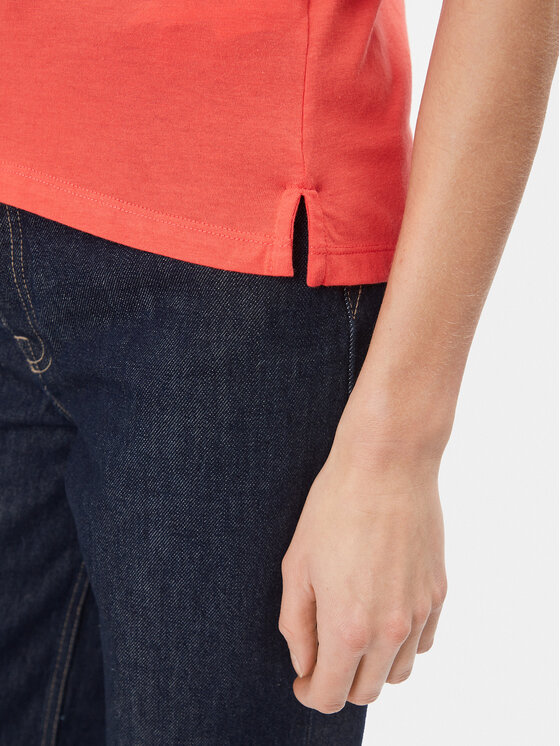 Pepe Jeans Pepe Jeans Marškinėliai Helga PL505761 Raudona Regular Fit