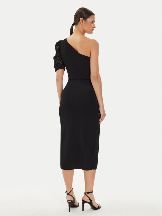 Morgan Morgan Ljetna haljina 241-RMABELA Crna Slim Fit