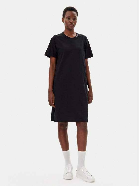 Champion Champion Rochie de zi 117782 Negru Loose Fit