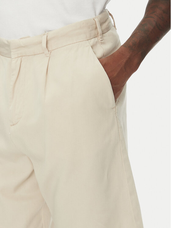 Lindbergh Lindbergh Šortky z materiálu 30-505054 Béžová Wide Fit