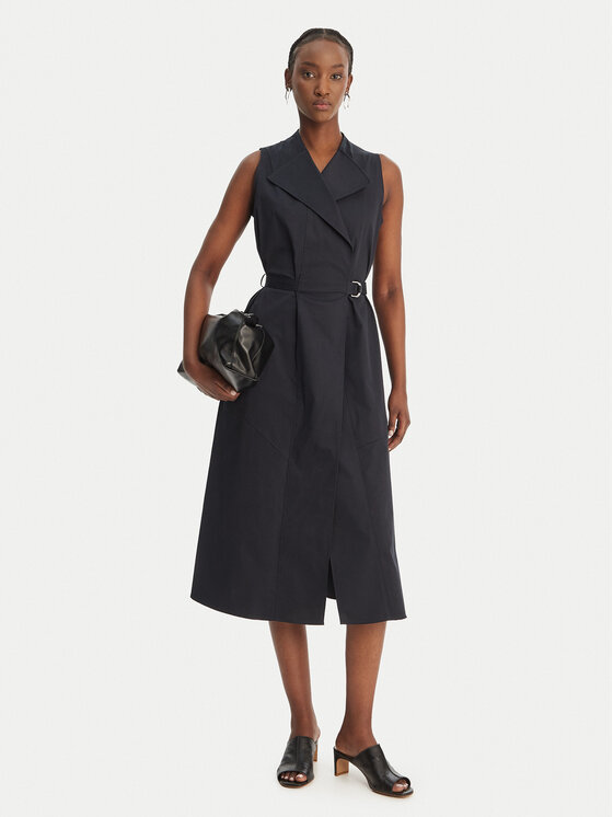 BOSS BOSS Kleid für den Alltag Dimosa2 50557446 Dunkelblau Regular Fit