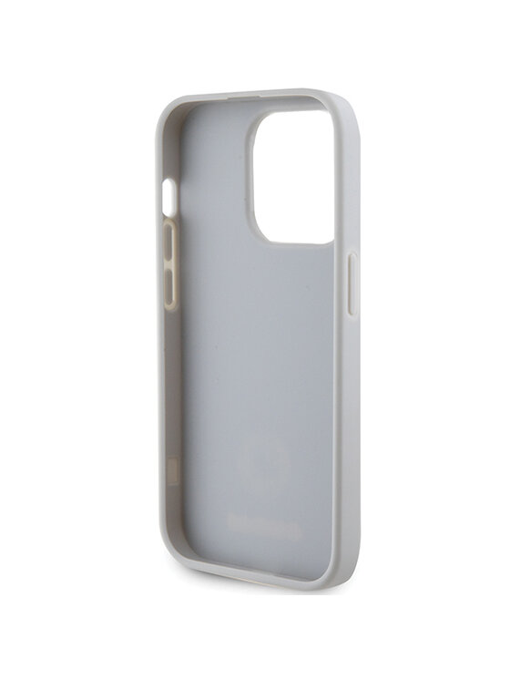 Guess Guess Etui na telefon iPhone 15 Pro Srebrny