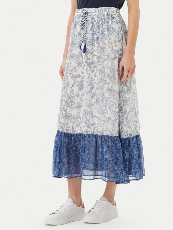 Pepe Jeans Pepe Jeans Fustă trapez PL901194 Albastru Regular Fit