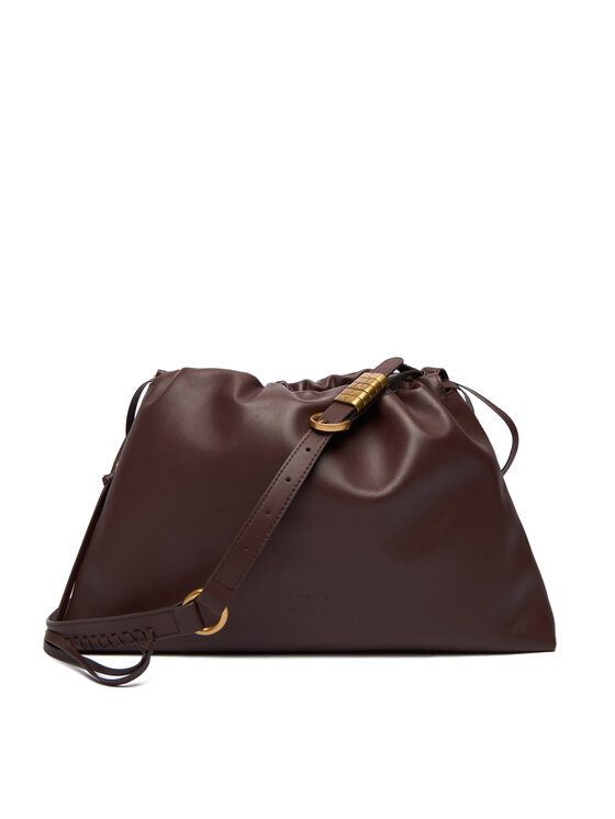 PINKO PINKO Ročna torba Maxi Clutch+Tracolla SP Al 25-26 PLTT 105825 A0QO Rjava