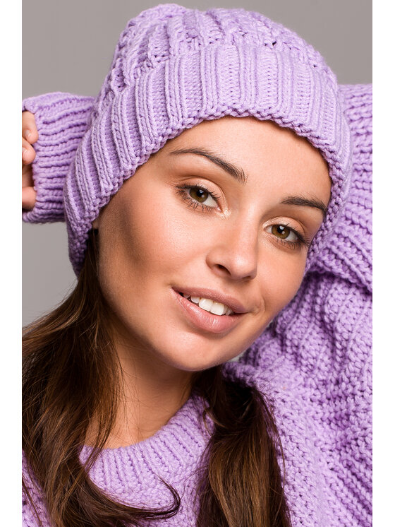 BeWear BeWear Czapka bk057 Fioletowy