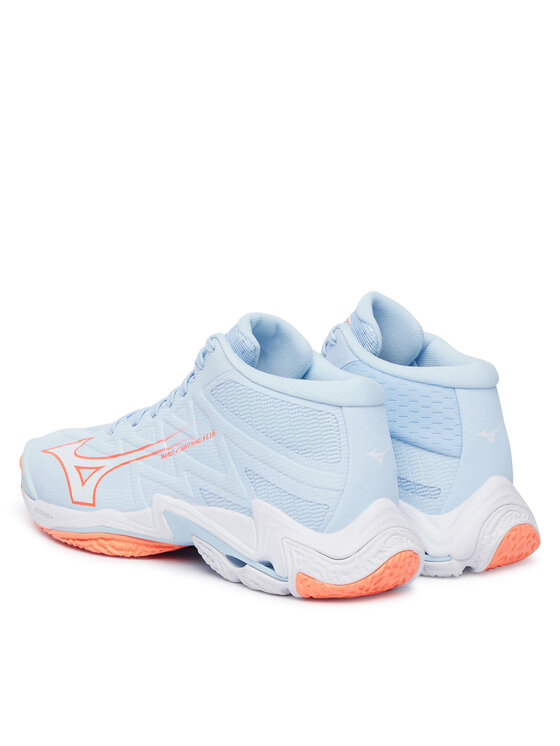 Mizuno Mizuno Buty halowe Wave Lightning Elite Mid V1GC2605 Niebieski jasny