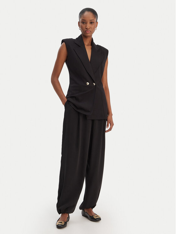 Liu Jo Sport Liu Jo Sport Жилет TA6025 JS182 Чорний Regular Fit