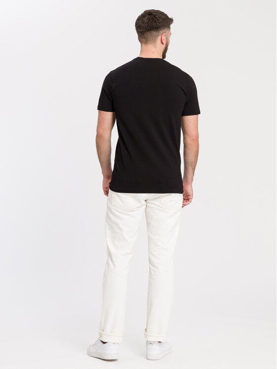 Cross Jeans Cross Jeans T-Shirt 15798-020 Czarny Regular Fit