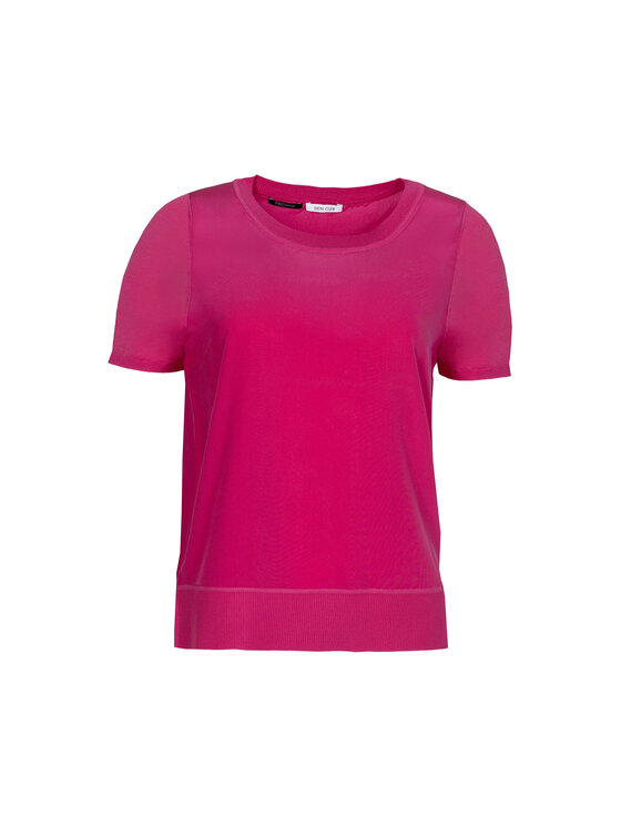 Deni Cler Milano Deni Cler Milano Bluzka T-DC-1236-E2-80-33-1 Różowy Regular Fit