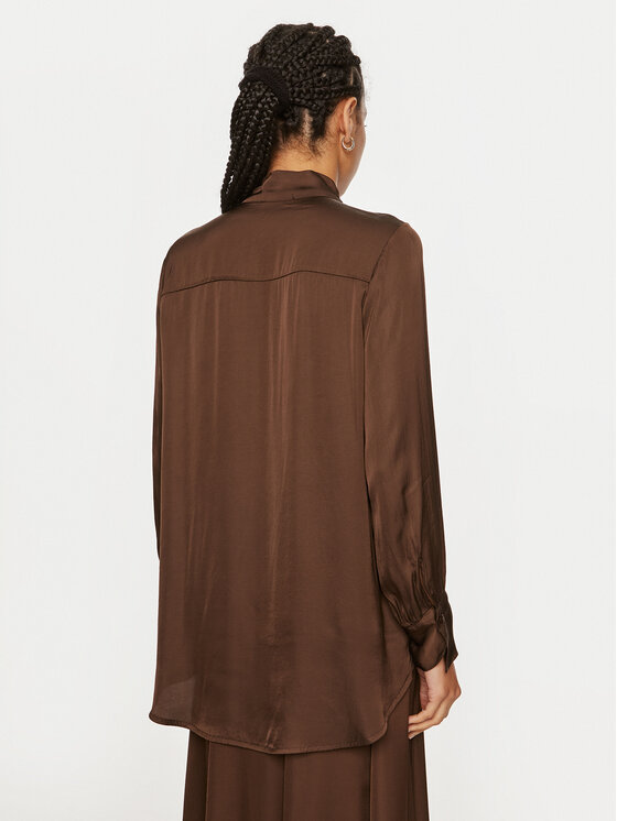 ViCOLO ViCOLO Blusa TS0193 Marrone Regular Fit