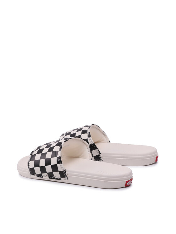 Checkerboard vans hot sale slides