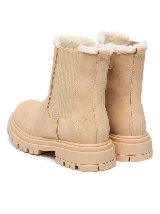 Calvin Klein Calvin Klein Botki V3A5-83126-0315500 S Beżowy