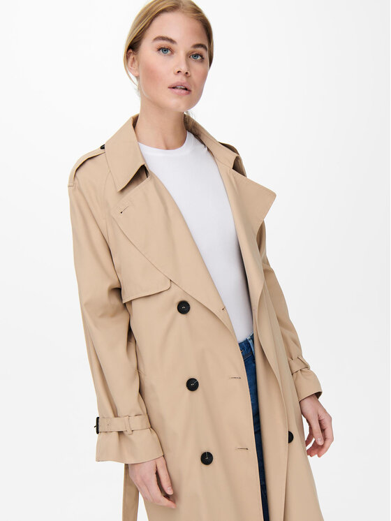 ONLY ONLY Viharkabát Chloe 15242306 Bézs Regular Fit