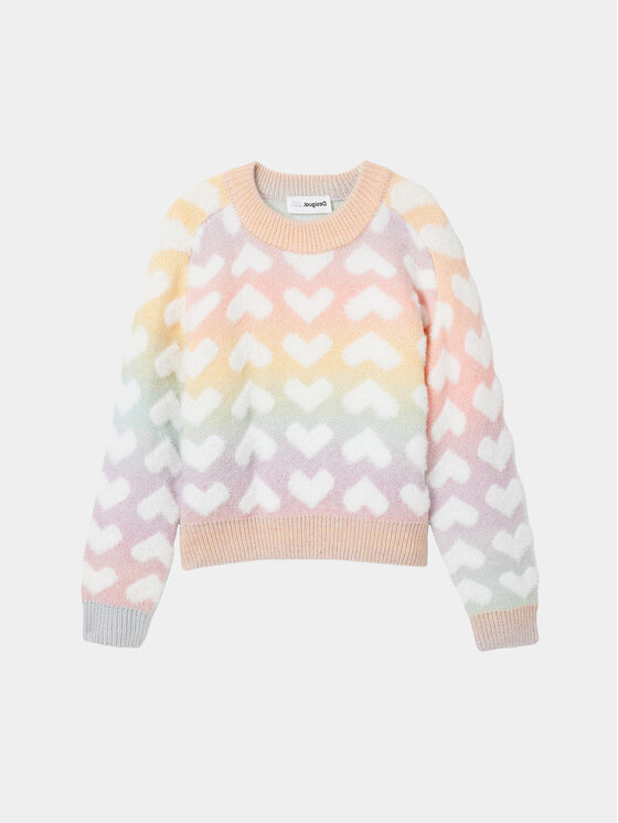 Desigual Desigual Sweater 23WGJF06 Színes Regular Fit