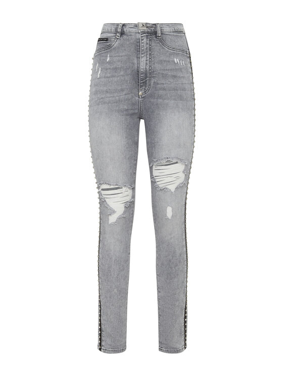 PHILIPP PLEIN PHILIPP PLEIN Jeggings 4343 Grigio Jegging Fit