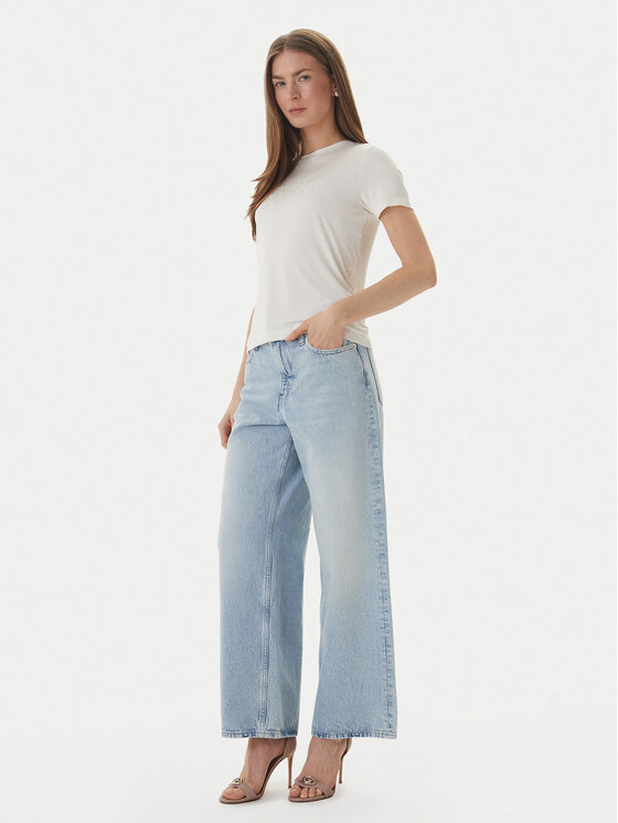 Guess Guess T-krekls O6GI00 KBF92 Écru Regular Fit