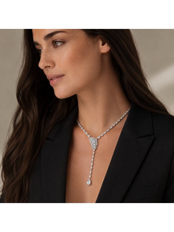 Swarovski Swarovski Naszyjnik Vienna 5749265 Srebrny
