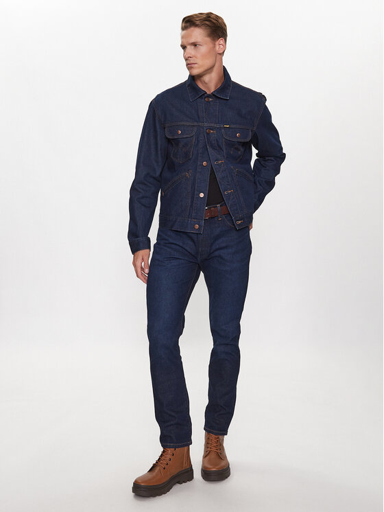 Wrangler Wrangler Jeansy Larston 112341469 Niebieski Slim Fit