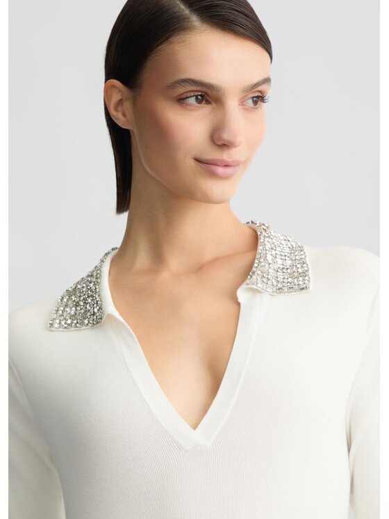 Liu Jo Liu Jo Blusa CA5109MS99EM9087 Bianco Regular Fit