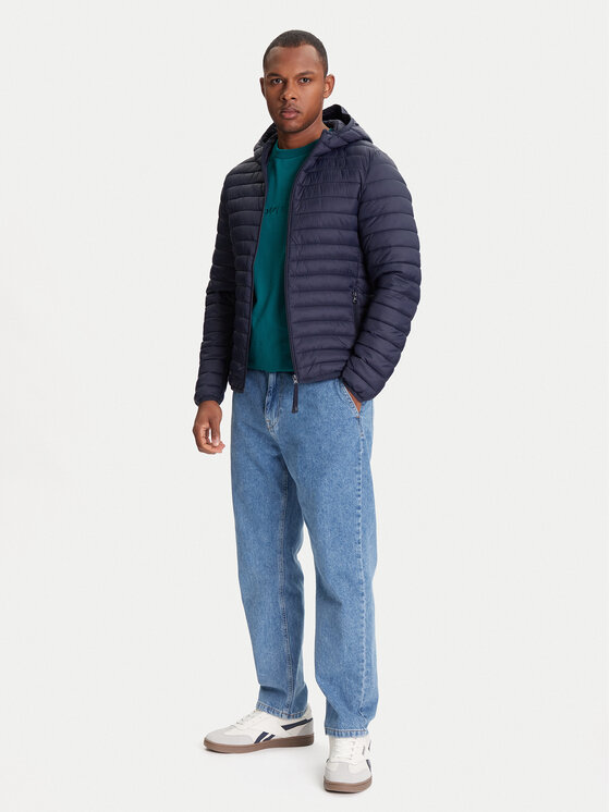 United Colors Of Benetton United Colors Of Benetton Μπουφάν μεταβατικό 2TWDUN06I Σκούρο μπλε Regular Fit