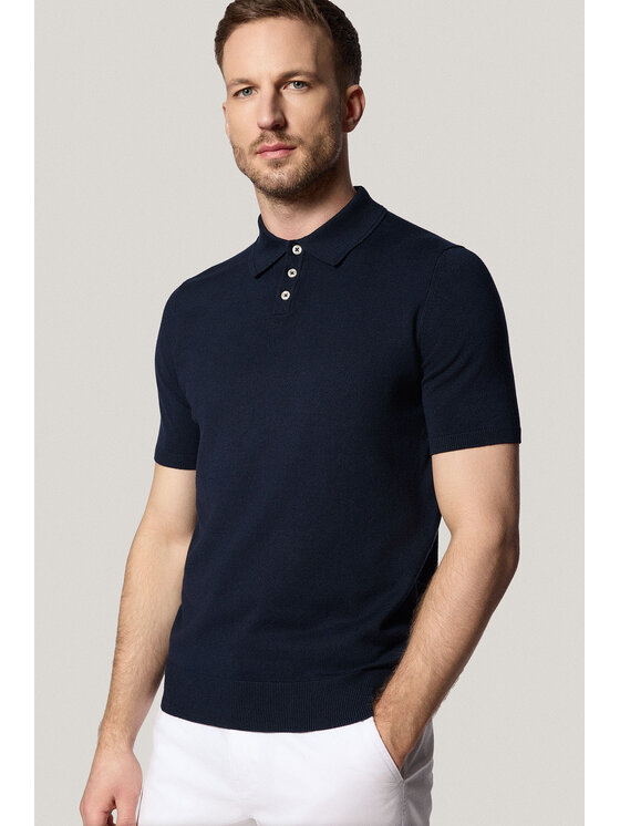 Próchnik Próchnik Polo PM7 PO073125000056 Granatowy Regular Fit