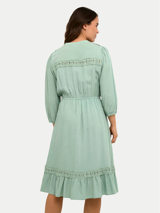 Kaffe Kaffe Sukienka letnia Freya 10507544 Zielony Regular Fit