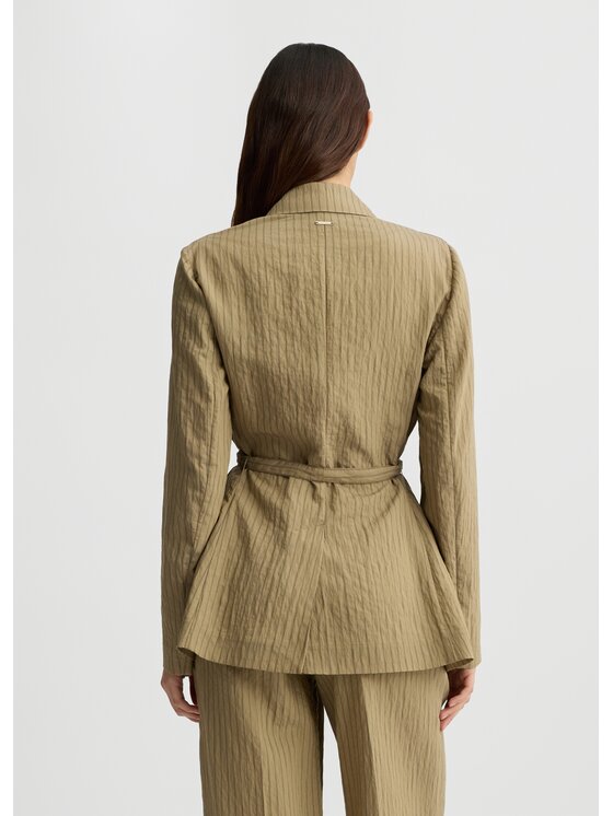アウターその他 LIU JO Woman Blazer Green WA5400T4305 M9467 Liu Jo Kurtka damska WA5400T4305M9467 Zielony Regular Fit