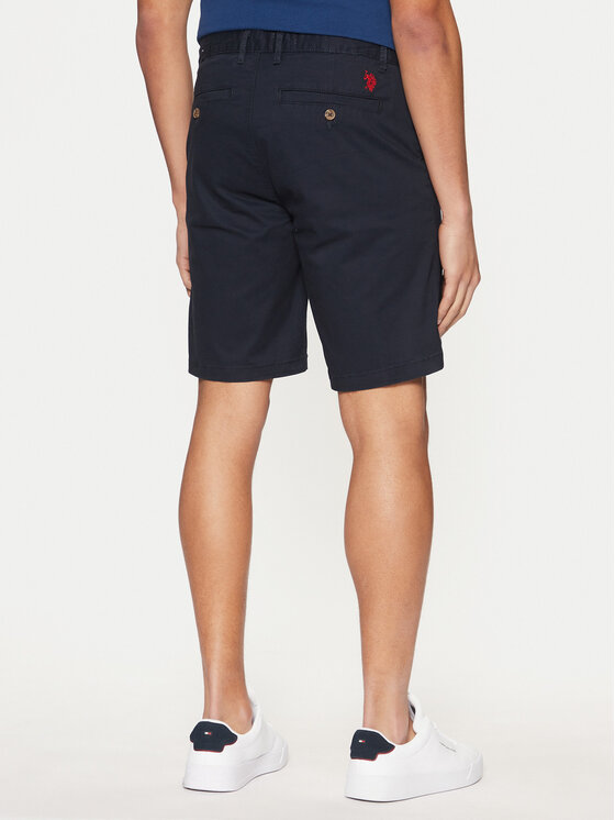 U.S. Polo Assn. U.S. Polo Assn. Pantalon scurți din material MUP3338 Bleumarin Regular Fit