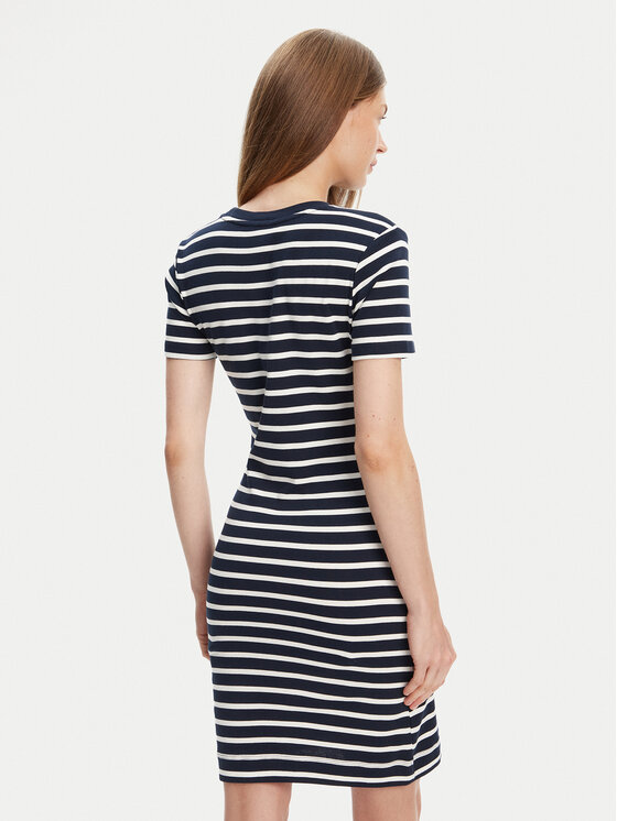 Tommy Hilfiger Tommy Hilfiger Každodenní šaty New Cody WW0WW42721 Tmavomodrá Slim Fit