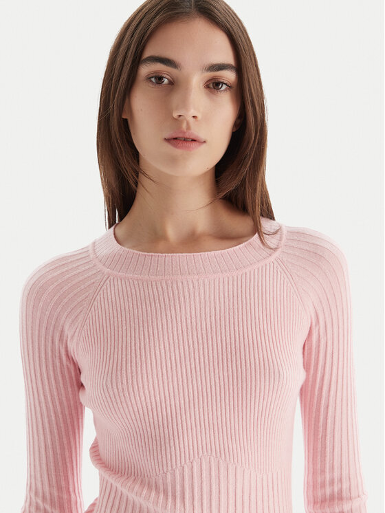 Patrizia Pepe Patrizia Pepe Megztinis 2K0337/K7S0-M555 Rožinė Regular Fit