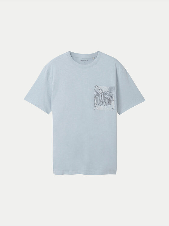 Tom Tailor Tom Tailor T-Shirt 1040945 Błękitny Regular Fit