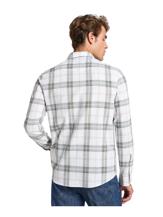 Lee Lee Koszula 112363912 Zielony Regular Fit